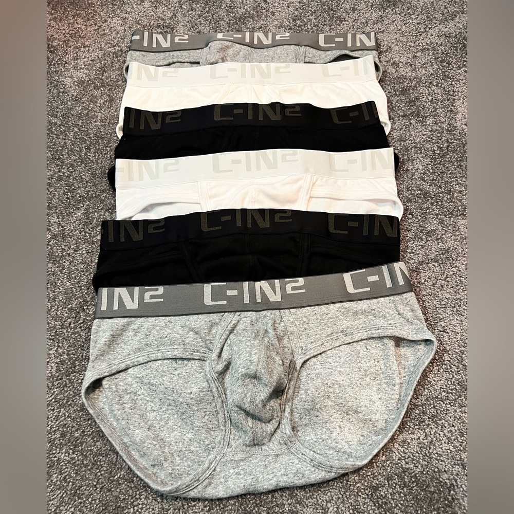 Men’s Briefs. Size L. Qty 6
